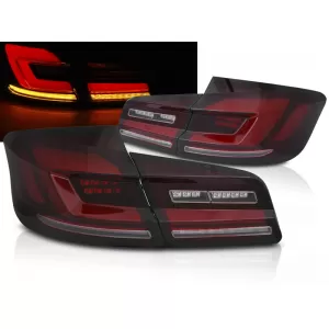 LED BAR SEQ TAIL LIGHTS RED SMOKE fits BMW F10 10-16