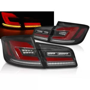 LED BAR SEQ TAIL LIGHTS BLACK fits BMW F10 10-16