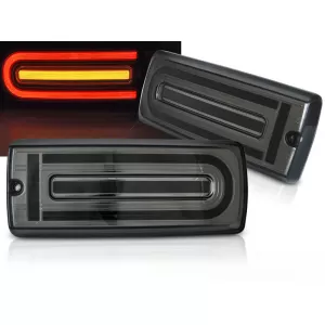 LED BAR TAIL LIGHTS SMOKE fits MERCEDES W463 G-CLASS 90-18