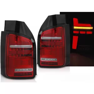LED BAR TAIL LIGHTS RED WHITE SEQ fits VW T6.1 20- OEM BULB