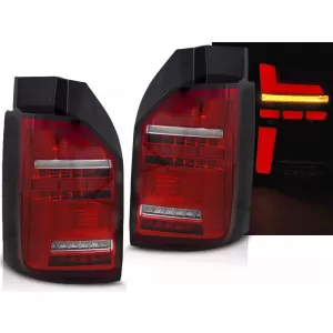 LED BAR TAIL LIGHTS RED WHITE SEQ fits VW T6 15-19 OEM BULB