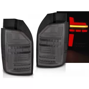 LED BAR TAIL LIGHTS SMOKE SEQ fits VW T6.1 20- OEM BULB