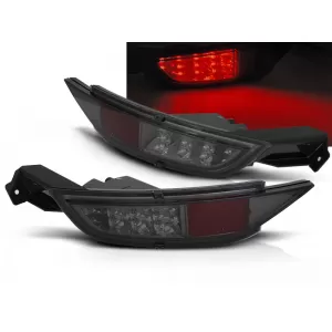 LED FOG LIGHTS SMOKE FORD FIESTA MK7 08-16