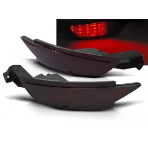 LED FOG LIGHTS RED SMOKE FORD FIESTA MK7 08-16