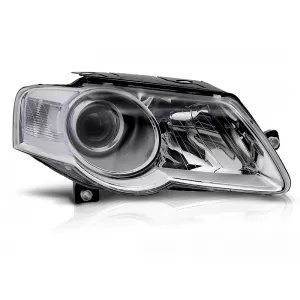 HEADLIGHTS CHROME RIGHT SIDE fits VW PASSAT B6 3C 03.05-10