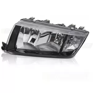 HEADLIGHT BLACK LEFT SIDE TYC fits SKODA FABIA 99-07