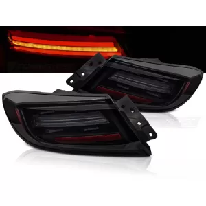 LED BAR TAIL LIGHTS BLACK SMOKE SEQ fits TOYOTA GR86 21-