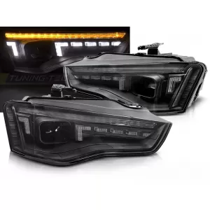LED HEADLIGHTS LED BLACK SEQ fits AUDI A5 11-16
