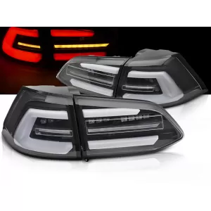 LED TAIL LIGHTS BLACK SEQ fits VW GOLF 7 17-19 SW
