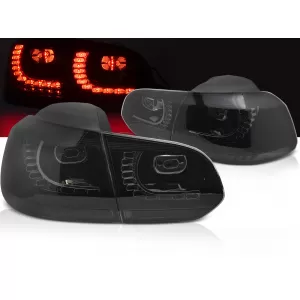 LED TAIL LIGHTS SMOKE SEQ fits VW GOLF 6 08-13