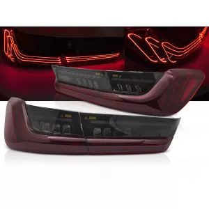 LED TAIL LIGHTS RED LASER LOOK fits BMW G20 19-22