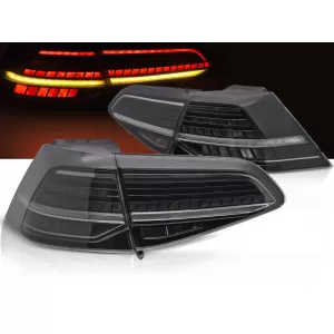 LED TAIL LIGHTS SMOKE LED SEQ fits VW GOLF 7 13-19
