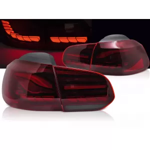 LED TAIL LIGHTS RED LED OLED fits VW GOLF 6 08-13
