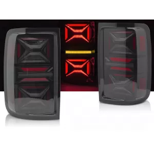 LED TAIL LIGHTS SMOKE fits VW AMAROK 09-22