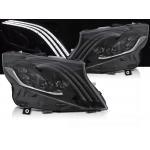 HEADLIGHTS LED BLACK fits MERCEDES V-CLASS / VITO W447 14-23