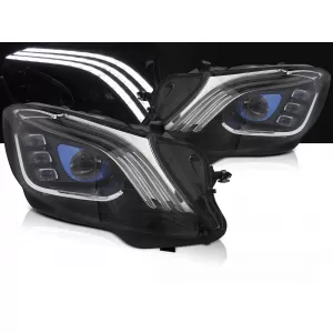 FULL LED HEADLIGHTS BLACK fits MERCEDES W222 13-17