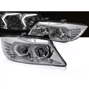 HEADLIGHTS LED CHROME fits BMW E90/E91 05-08