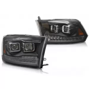 DODGE RAM 09-18 DOUBLE BLACK