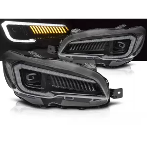 LED HEADLIGHTSTUBE LED BLACK fits SUBARU WRX 14-22
