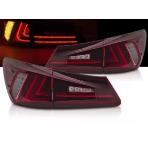 LED TAIL LIGHTS RED LED fits LEXUS IS II 06-13