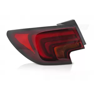 LED TAIL LIGHT RED SMOKE LEFT SIDE TYC fits OPEL ASTRA K 15-19 HB