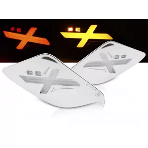 REAR DIRECTION CHROME LED fits VESPA GTS / GTV 300cc