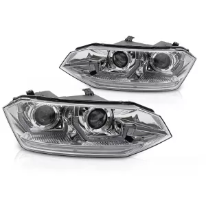 VW POLO VI 2G 17-21  SEQ LED DRL CHROME