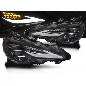 HEADLIGHTS FULL LED SEQ DRL fits TOYOTA GT86 12-21
