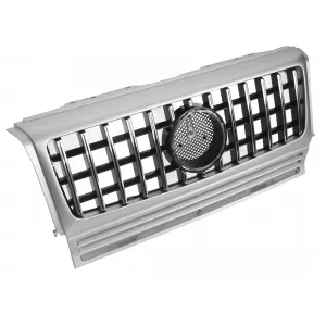 GRILLE SPORT W464 LOOK SILVER CHROME fits MERCEDES W463 90-12 