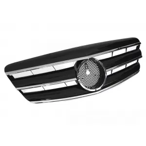 GRILLE SPORT BLACK CHROME fits MERCEDES W221 05-09