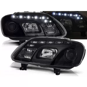 HEADLIGHTS DAYLIGHT BLACK fits VW TOURAN 02.03-10.06 / CADDY
