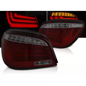 LED BAR TAIL LIGHTS RED SMOKE fits BMW E60 07.03-02.07