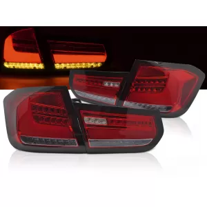 LED BAR TAIL LIGHTS RED SEQ fits BMW F30 11-15