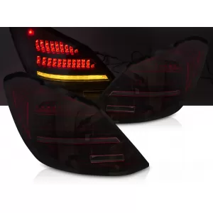 LED TAIL LIGHTS RED SMOKE SEQ fits MERCEDES C-CLASS W205 14-21