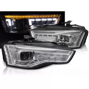 XENON HEADLIGHTS LED CHROME SEQ fits AUDI A5 11-16