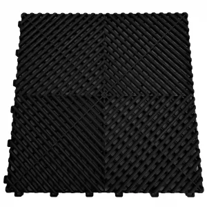 RAMROXX Piastrelle per Garage Performance 2,8mx5,6m Nero Giallo Set3-image-6276181