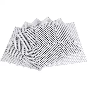 image-35-Plăci de podea RAMROXX Performance pentru garaj, podea albă 40x40cm, 6 bucăți, 0.96mp