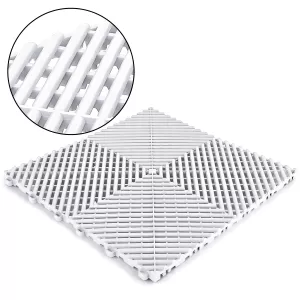 RAMROXX Performance Bodenfliese Garagenboden Weiß 40x40cm-image-6276410