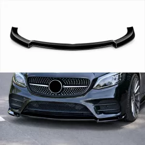 image-56-Első spoiler A Design lökhárítóhoz Mercedes E-osztály W213 2017-2020 Fekete zongoralakk!