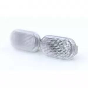 Side indicators white pair for Nissan Micra K12 350Z Note E11 Navara Qashqai-image-6276513