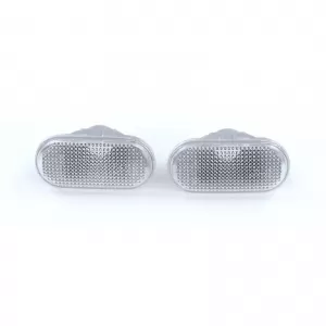 Side indicators white pair for Nissan Micra K12 350Z Note E11 Navara Qashqai-image-6276515