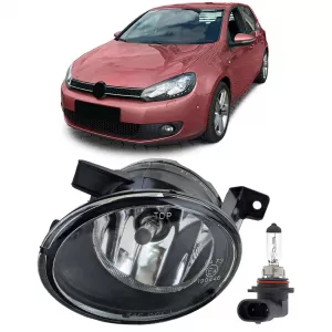 Left fog light for VW Golf 6 VI from 11, Golf Plus 09-13, Jetta 4 IV 10-14
