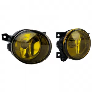 Clear Glass Fog Light Set Yellow for VW Golf 5 GTI Scirocco Amarok Up-image-6276602