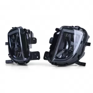 Clear Glass Fog Lights Black Smoke for VW Golf VI 6 GTI GTD 08-11-image-6276632