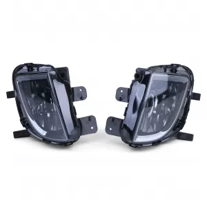 Clear Glass Fog Lights Black Smoke for VW Golf VI 6 GTI GTD 08-11-image-6276634
