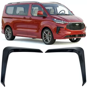 Front splitter flaps bumper gloss for Ford Tourneo Transit Custom from 2023