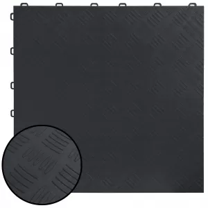 RAMROXX Performance Trittplatte Garagenbodenfliese schwarz 40x40cm-image-6276700