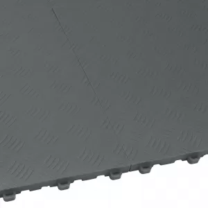 RAMROXX Performance Checker Plate Floor Tile Garage Floor Floor Grey 40x40cm-image-6276715