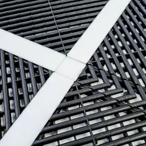 RAMROXX corner piece for Performance floor tiles LED recessed profile 3.5cm x 3.5cm-image-6276722