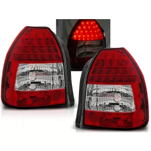 HONDA CIVIC 09.95-02.01 3D RED WHITE LED